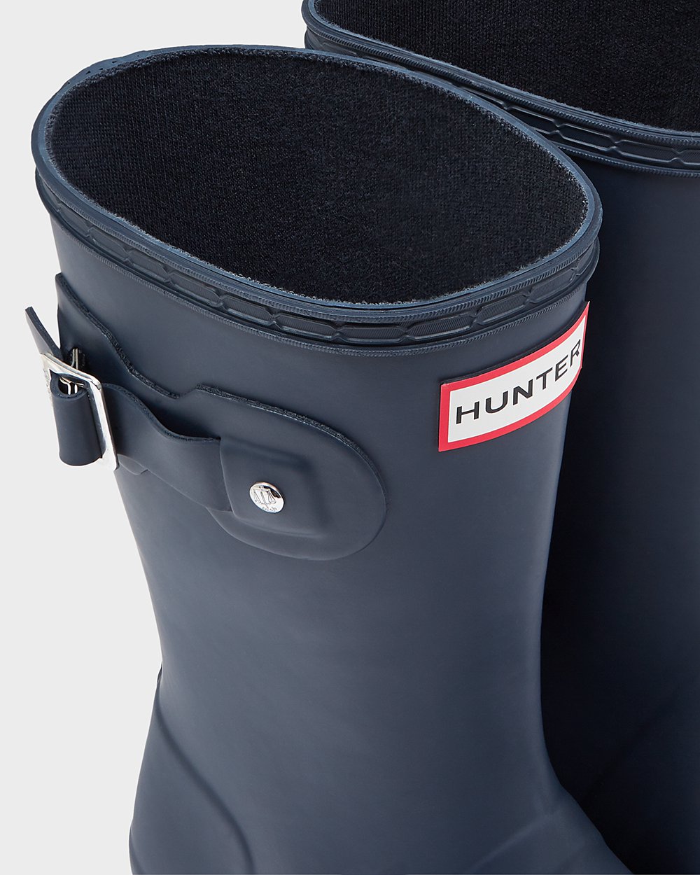 Galochas Curtas Hunter Feminina Azul Marinho - Original Tour Foldable - 47ODCYKJM